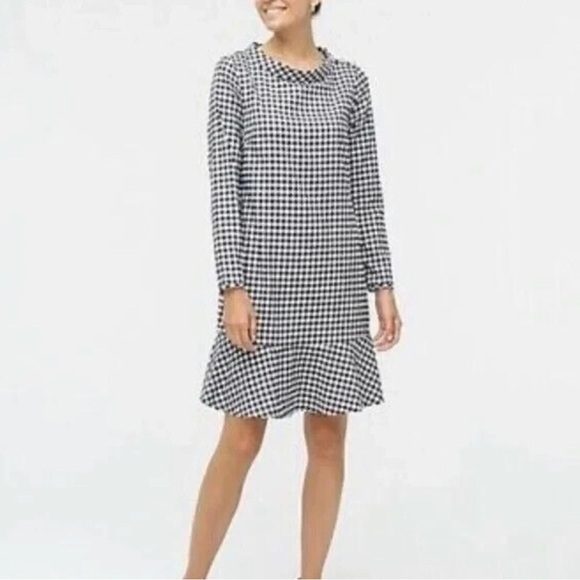 J. Crew Dresses & Skirts - J. Crew plaid gingham drop waist dress in size medium